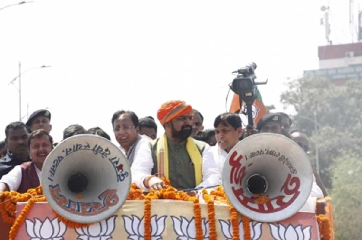 बिहार भाजपा अध्यक्ष सम्राट चौधरी के पटना पहुंचने पर भव्य स्वागत, प्रदेश कार्यालय में अभिनंदन समारोह